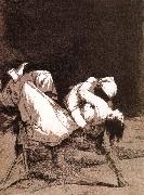 Francisco Goya Que se la llevaron oil
